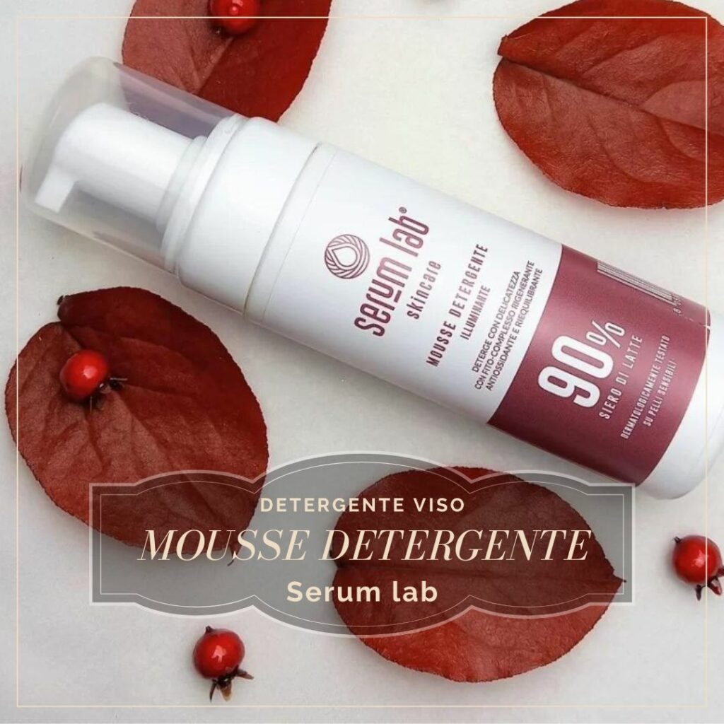 mousse detergente serum lab