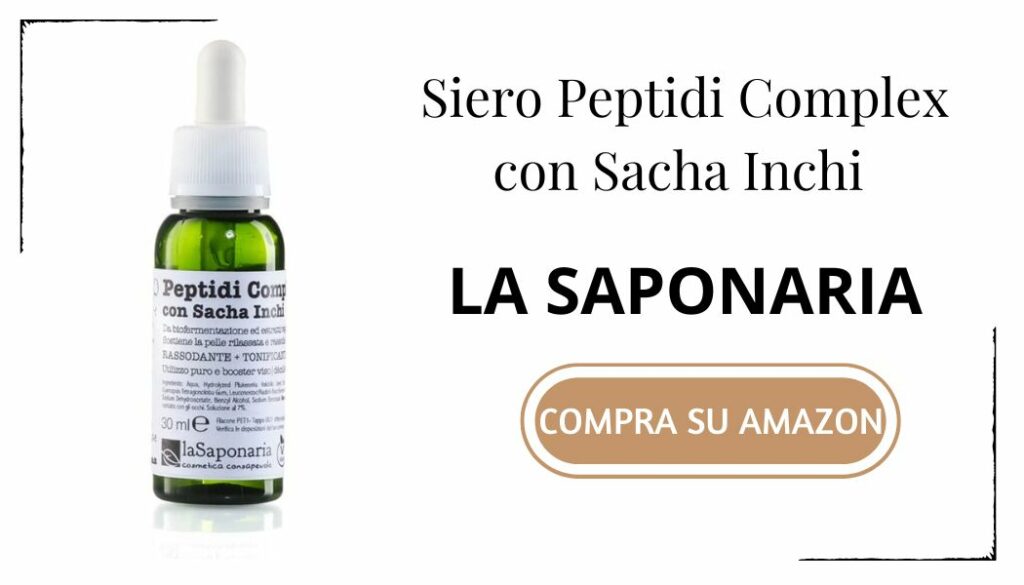 Siero Peptidi Complex con Sacha Inchi di La Saponaria.