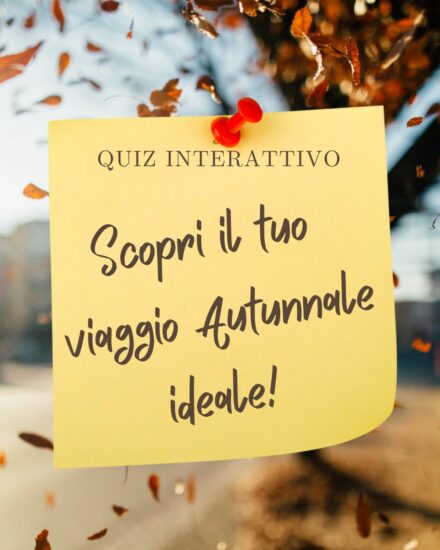 quiz interattivo viaggi autunnali